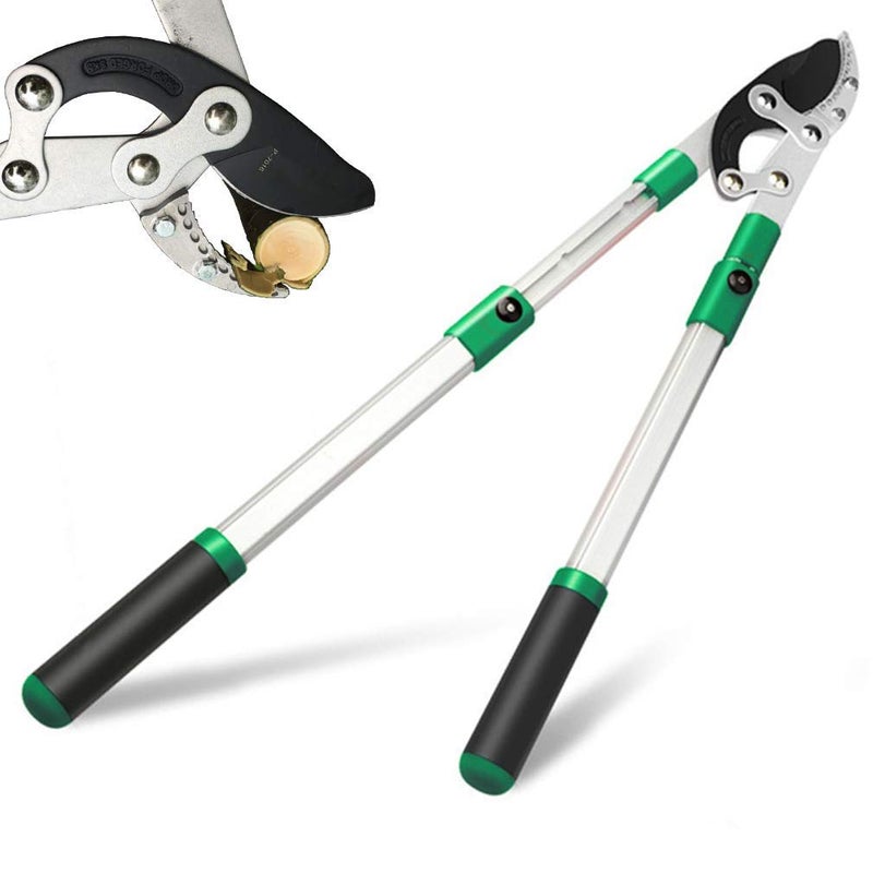 glorousamc SK5 High-Performance Compound Action Anvil Lopper,Chops Thick Branches with Ease,2 Inch Cutting Capacity,28inch-40inch Telescoping Lopper, Tree Trimmer with Sturdy&Comfortable handle(Aï¼‰ - Image 1